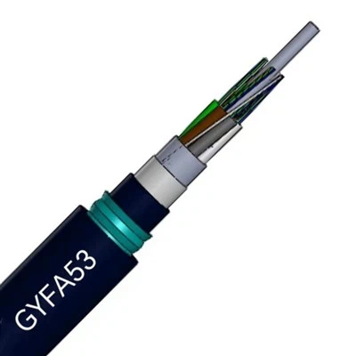 Kabel Gentian Optik Berperisai Berganda Pengebumian Terus Untuk Komunikasi